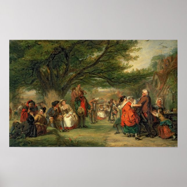 Village Merrymaking Poster (Front)