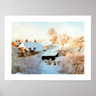 Village of Childrey, Oxfordshire Poster