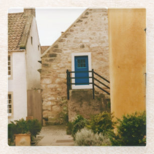 Village of Culross, Fife, Scotland Glass Coaster