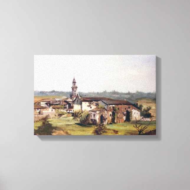 Village of Lugo/Village in Lugo Canvas Print (Front)