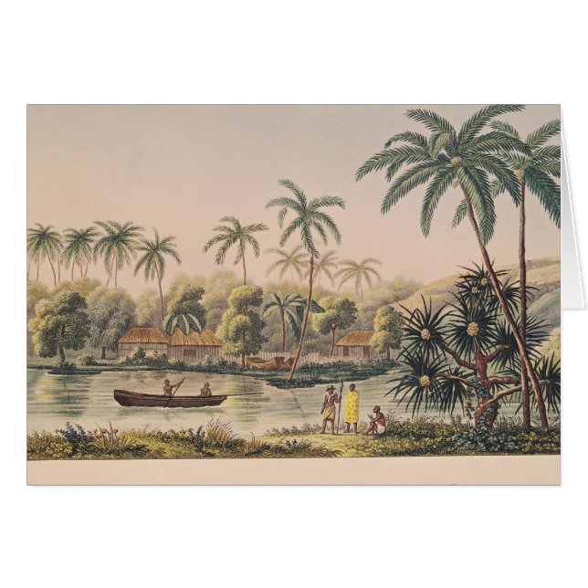 Village of Matavae, Tahiti (Front Horizontal)