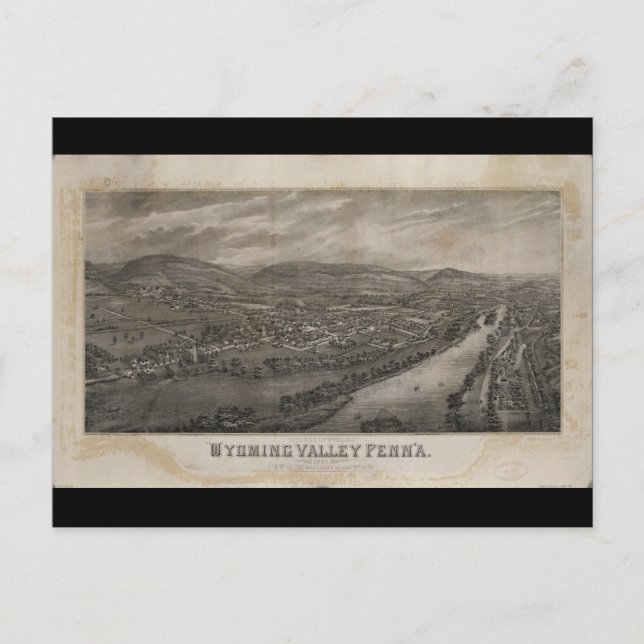 Village of Wyoming, Wyoming Valley Pennsylvania Postcard (Front)