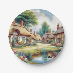 Village Paper Plate