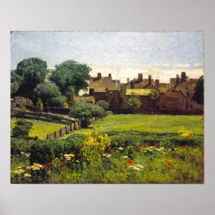 Village Scene, Childe Hassam Poster