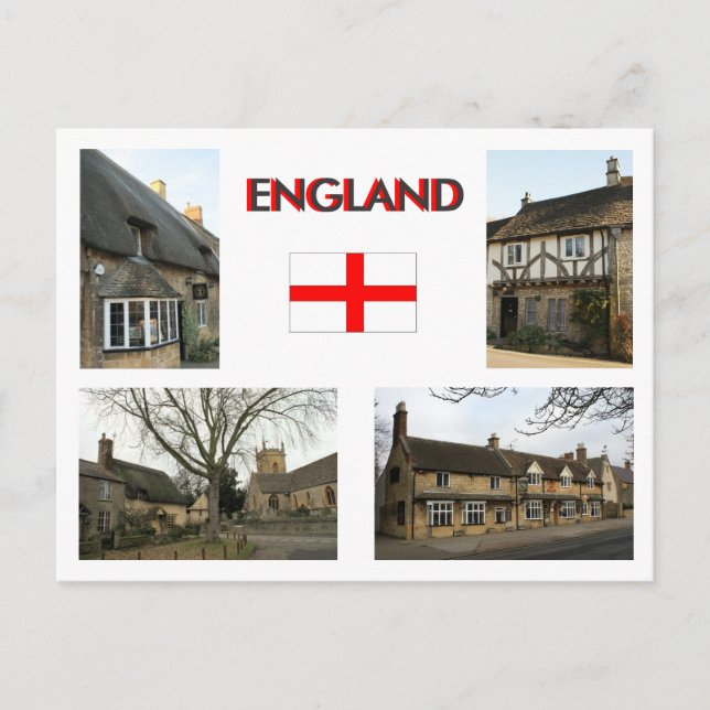 Village Scenes Postcard (Front)