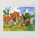 Village Street Auvers Van Gogh Fine Art Postcard<br><div class="desc">Village Street in Auvers, Vincent van Gogh, Auvers-sur-Oise May 1890. Oil on canvas, 73 x 92 cm. Helsinki Ateneum Art Museum. F 802, JH 2001 Vincent Willem van Gogh (30 March 1853 – 29 July 1890) was a Dutch Post-Impressionist artist. Some of his paintings are now among the world's best...</div>