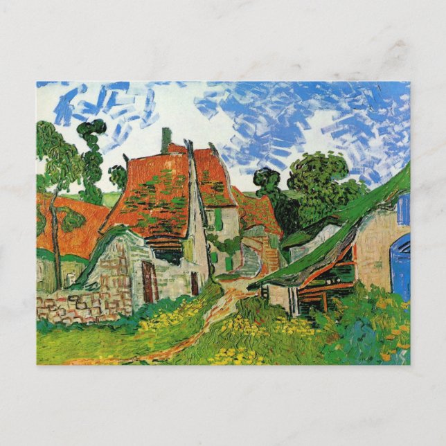 Village Street by Vincent van Gogh Postcard (Front)