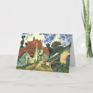 Village Street in Auvers by Vincent van Gogh Card