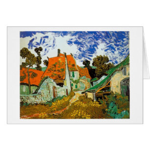 Village street in Auvers, Vincent van Gogh
