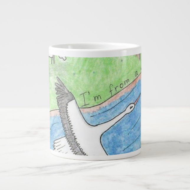 Village Vibes Large Coffee Mug (Front)
