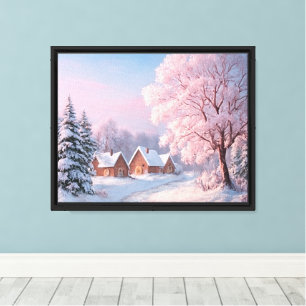 Village wall art, landscape decor