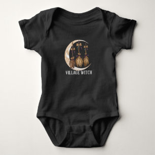 Village Witch Gothic Occult Wicca Pagan Nature Baby Bodysuit