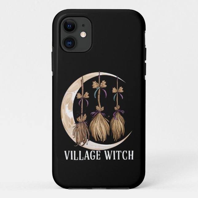 Village Witch Gothic Occult Wicca Pagan Nature Case-Mate iPhone Case (Back)