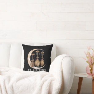 Village Witch Gothic Occult Wicca Pagan Nature Cushion