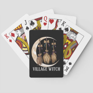 Village Witch Gothic Occult Wicca Pagan Nature Playing Cards