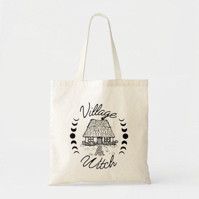 Village Witch Tote Bag (Front)