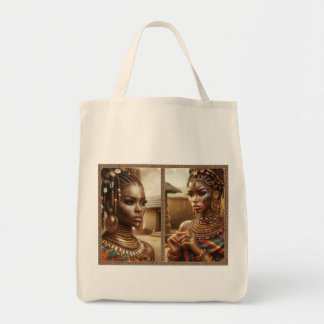 village women tote bag