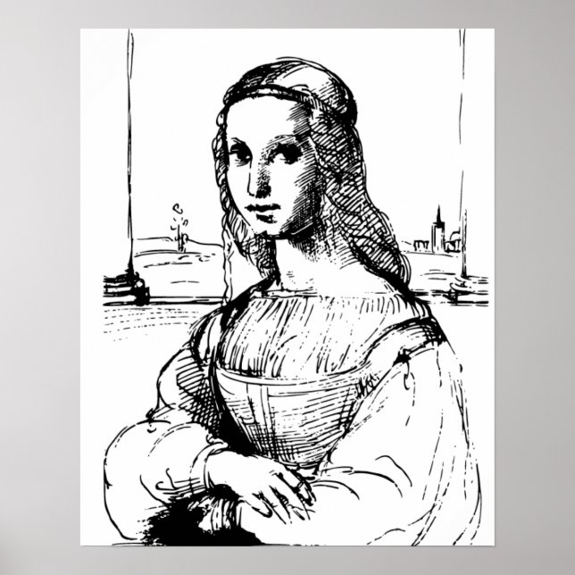 Villager Monalisa art Poster (Front)