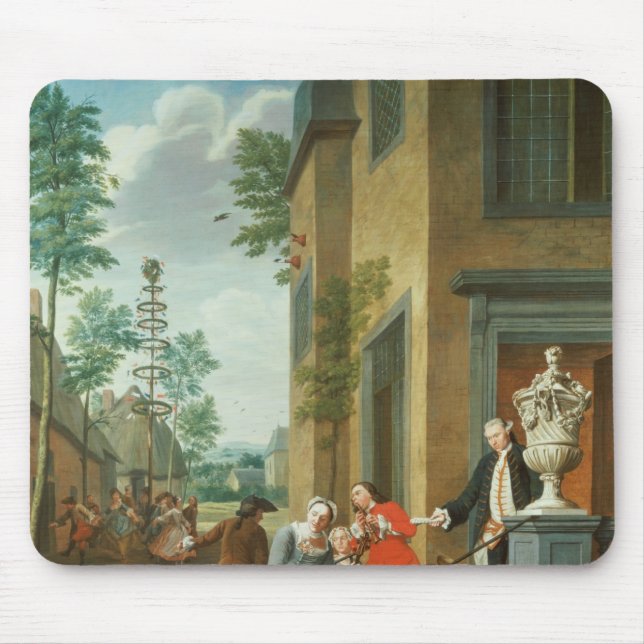 Villagers Merrymaking Mouse Pad (Front)