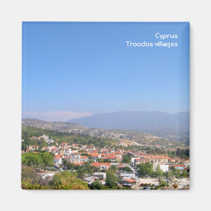 Villages in Troodos mountains in Cyprus Magnet