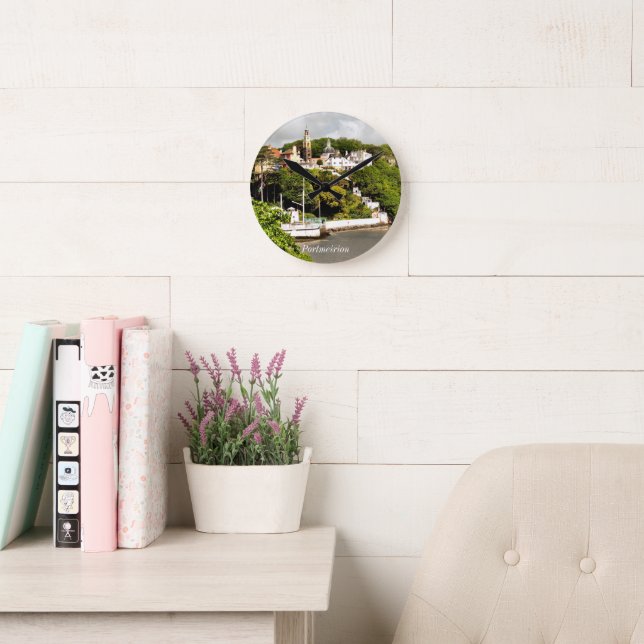 VILLAGES OF WALES ROUND CLOCK (Reading Room)