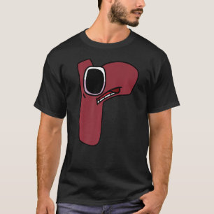 Villain Animated Lowercase Letter r Boys Alphabet  T-Shirt