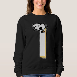 Villain Big Eyes Number One Boys Matching Evil Num Sweatshirt