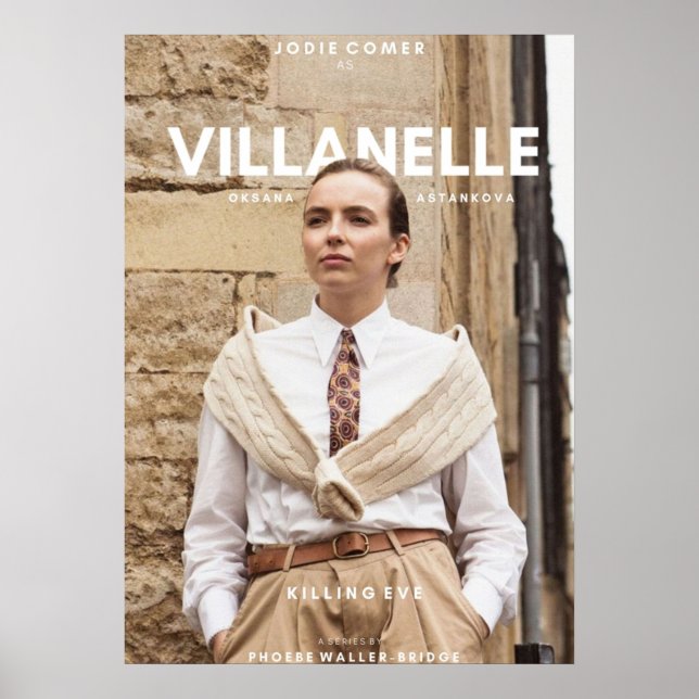 Villanelle design  poster (Front)