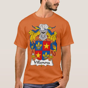 Villanova Coat of Arms Family Crest  T-Shirt