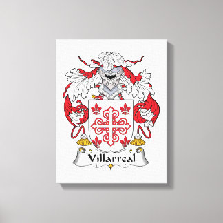 Villarreal Family Crest Canvas Print