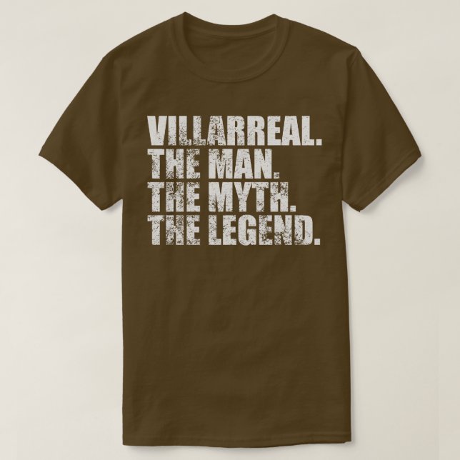 VillarrealVillarreal Family name Villarreal last N T-Shirt (Design Front)