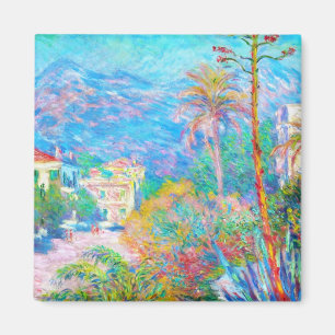 Villas at Bordighera  Claude Monet Magnet