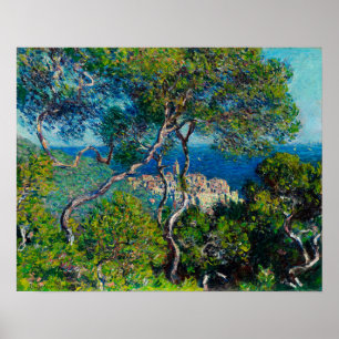 Villas in Bordighera by Claude Monet Poster
