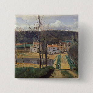 Ville-d'Avray, c.1820 15 Cm Square Badge