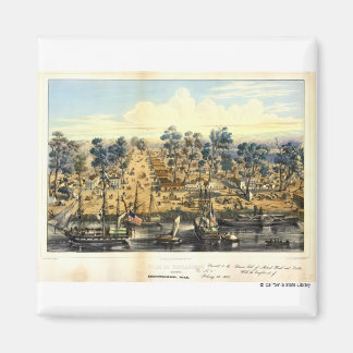 Ville de Sacramento, 1849.  Magnet