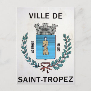 ville de saint-tropez postcard