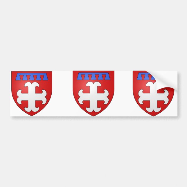 ville lux Bascharage, Luxembourg Bumper Sticker (Front)