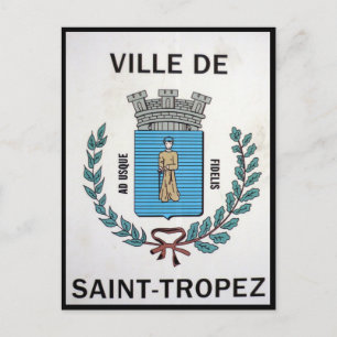 ville saint-tropez postcard