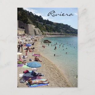 villefranche riviera postcard