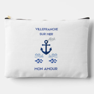 Villefranche-Sur-Mer Luxury French Riviera Accessory Pouch