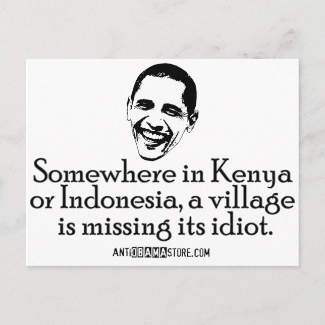 Villiage Idiot Postcard (Front)