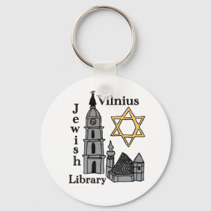 Vilnius Jewish Library keychain