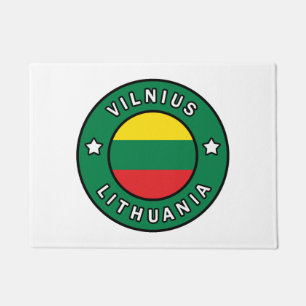 Vilnius Lithuania Doormat