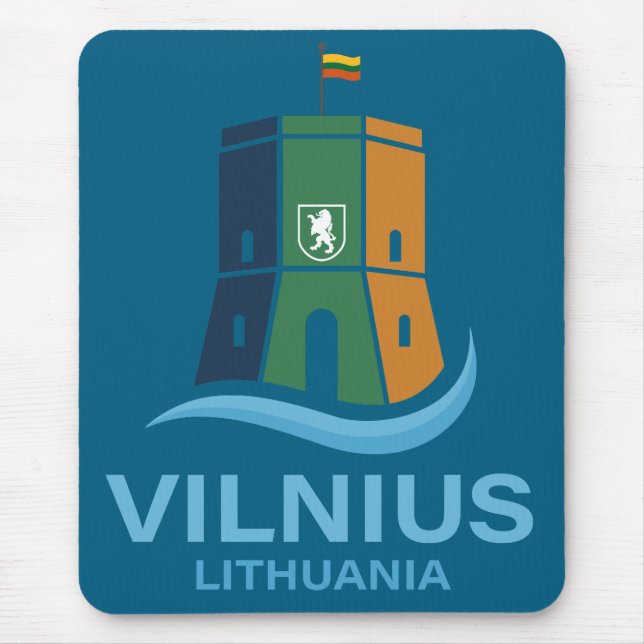 Vilnius Lithuania Mouse Pad (Front)