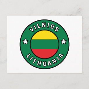 Vilnius Lithuania Postcard
