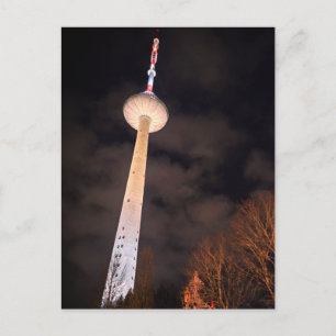 Vilnius, Lithuania Soviet Era TV Tower Postcard