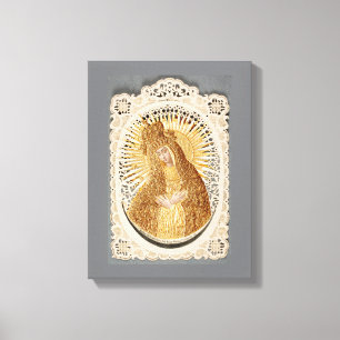 Vilnius Madonna in Prayer ... fine art Canvas Print