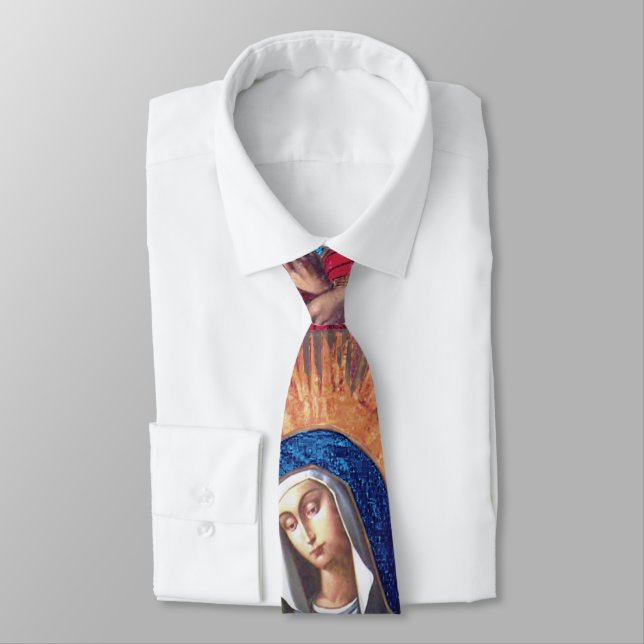 Vilnius Madonna in Prayer ...  fine art  Tie (Tied)