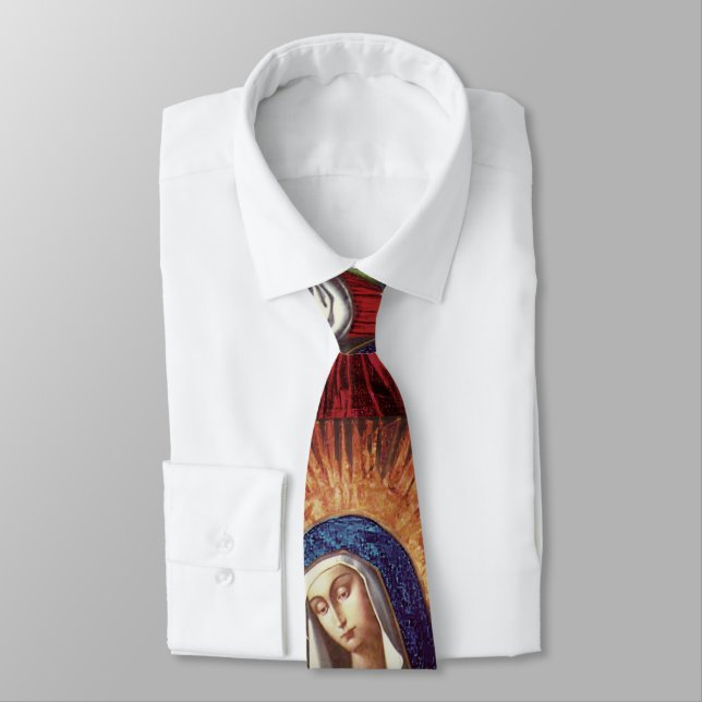 Vilnius Madonna in Prayer ...  fine art  Tie (Tied)
