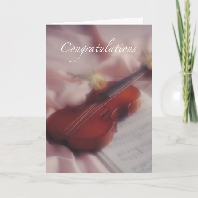 Viloin Congratulations Card (Front)